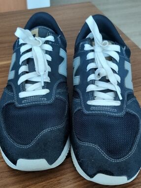 Men's Navy and White Casual Sneakers - New Balance